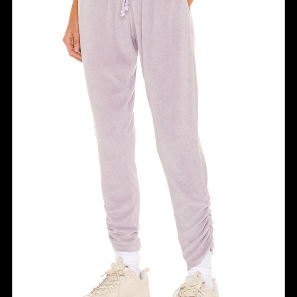 REVOLVE Lovers + Friends Landry Terry Drawstring Pant in Lavender - Picture 5 of 8